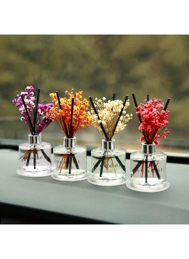 cocodor Cocod'or Mini Flower Reed Diffuser / Floral Bouquet / Fragrance Decor for Cars Cubicles, Small Rooms and Home, Diffuser Oil Sticks Gift Set, Mini Flower/1.6Ounce(50 ml)/1Pack - Image 2